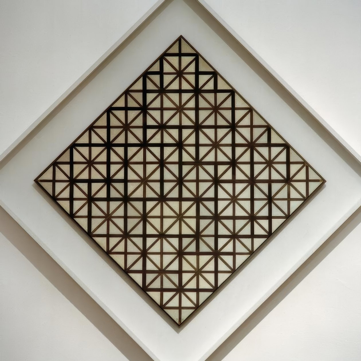 Compositie met Grijze Lijnen door Piet Mondrian