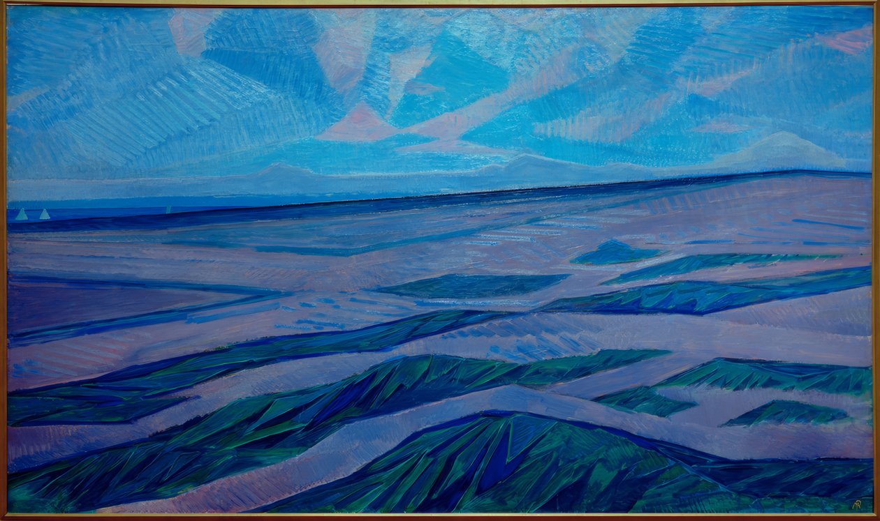 Duinlandschap door Piet Mondrian