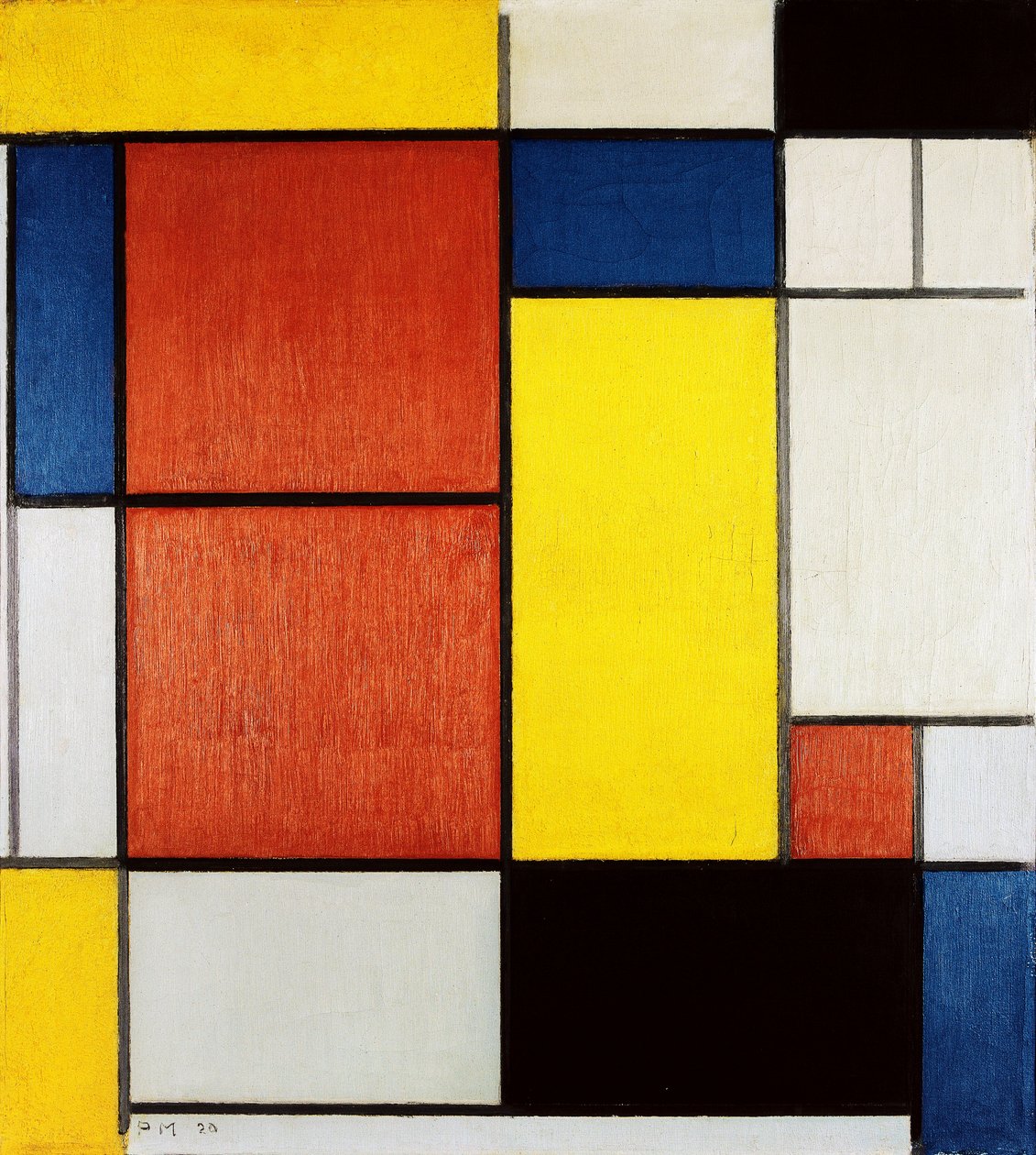 Onbekend Beeld door Piet Mondrian