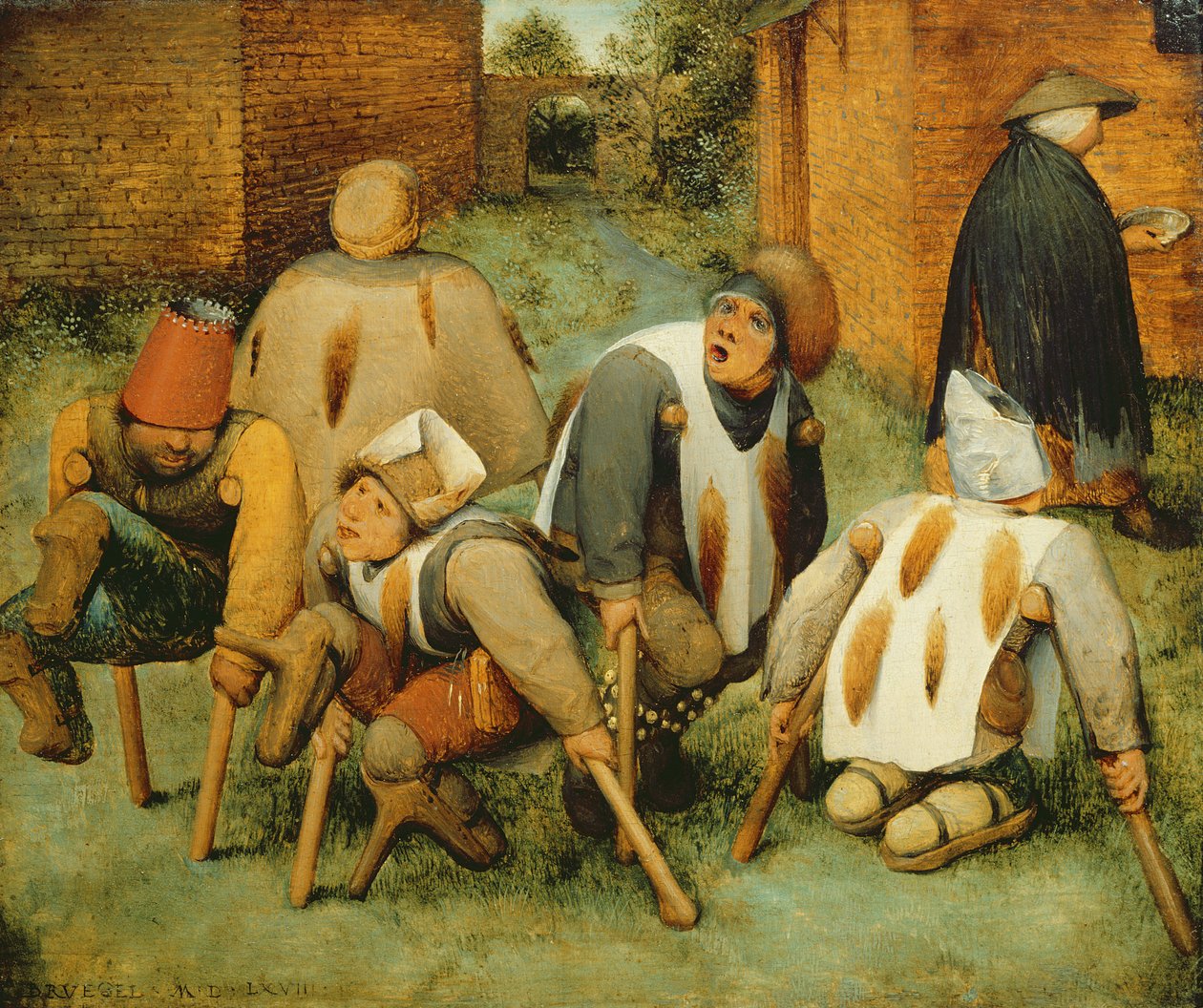 De Bedelaars, 1568 door Pieter Bruegel the Elder
