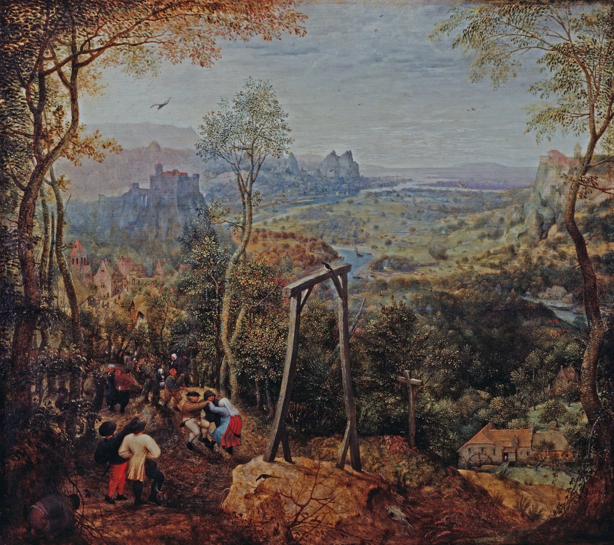 De Ekster op de Galg door Pieter Bruegel the Elder