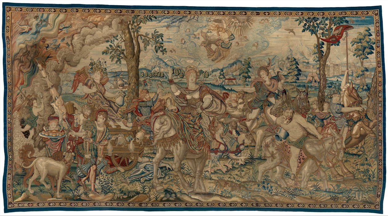 Gulzigheid, ca. 1550-60 door Pieter Coecke van Aelst