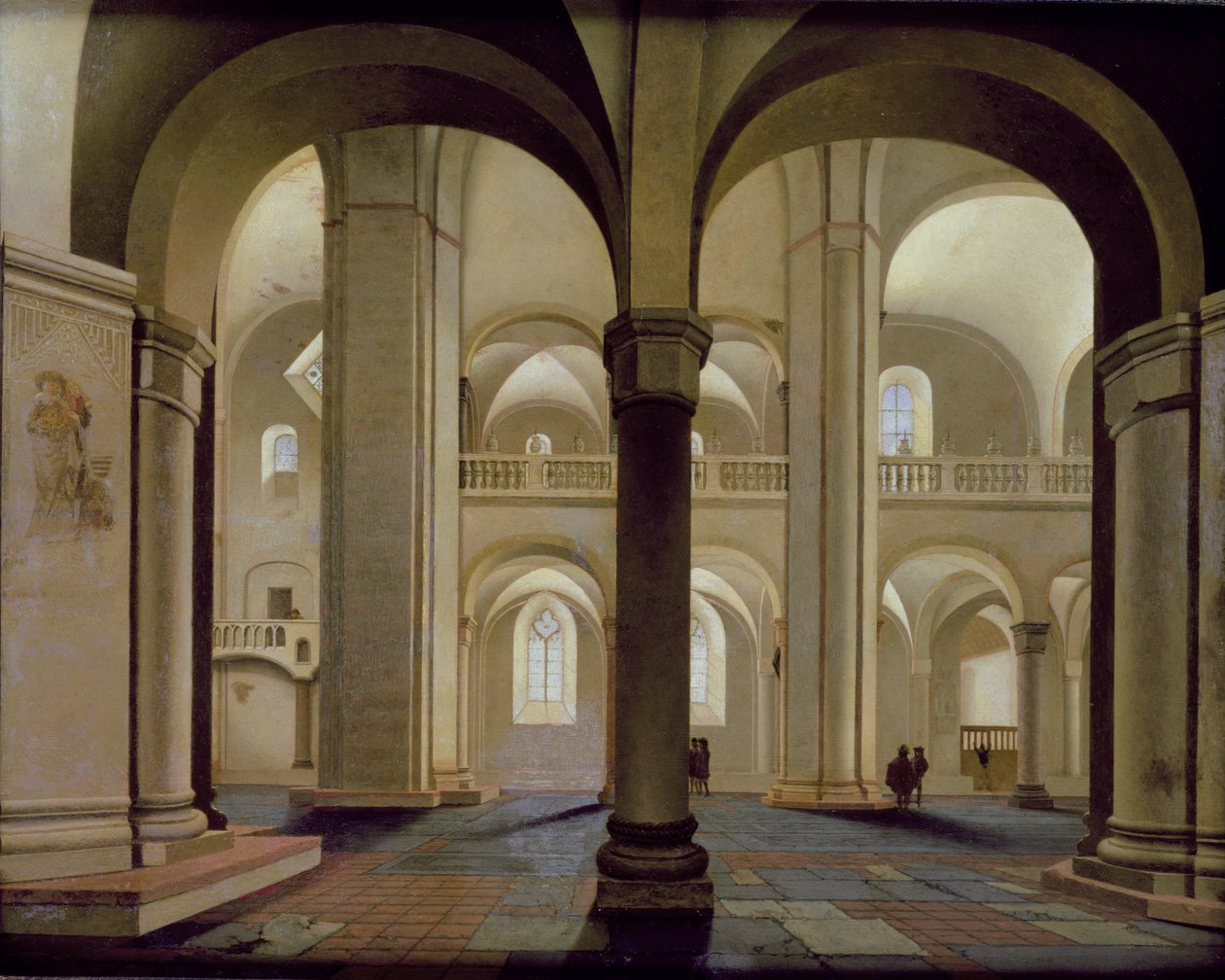 Interieur van de Kerk van Sint-Maria in Utrecht, 1637 door Pieter Janszoon Saenredam