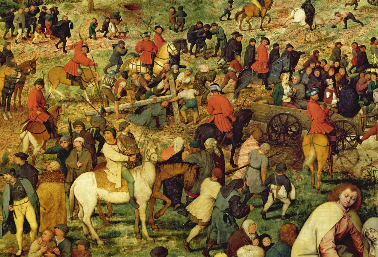 De kruisweg, 1564 (detail) door Pieter Bruegel the Elder