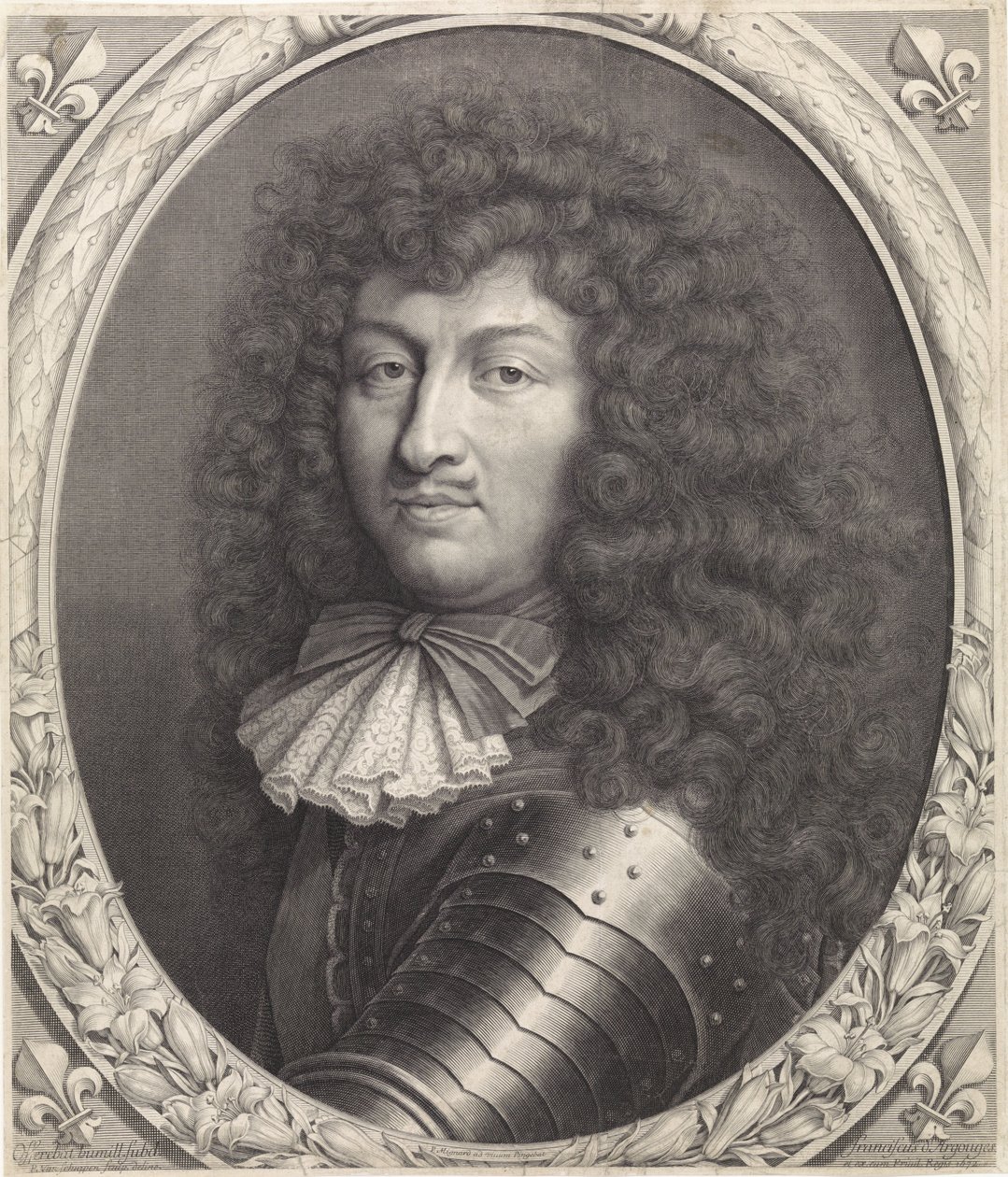 Portret van Lodewijk XIV van Frankrijk door Pieter van Schuppen