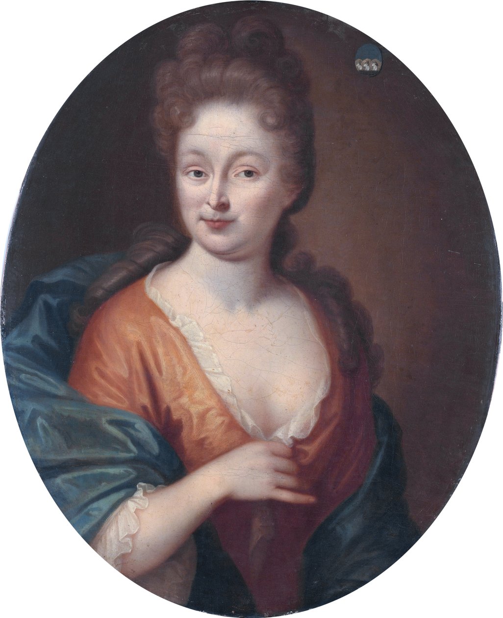 Portret van een vrouw door Pieter van der Werff
