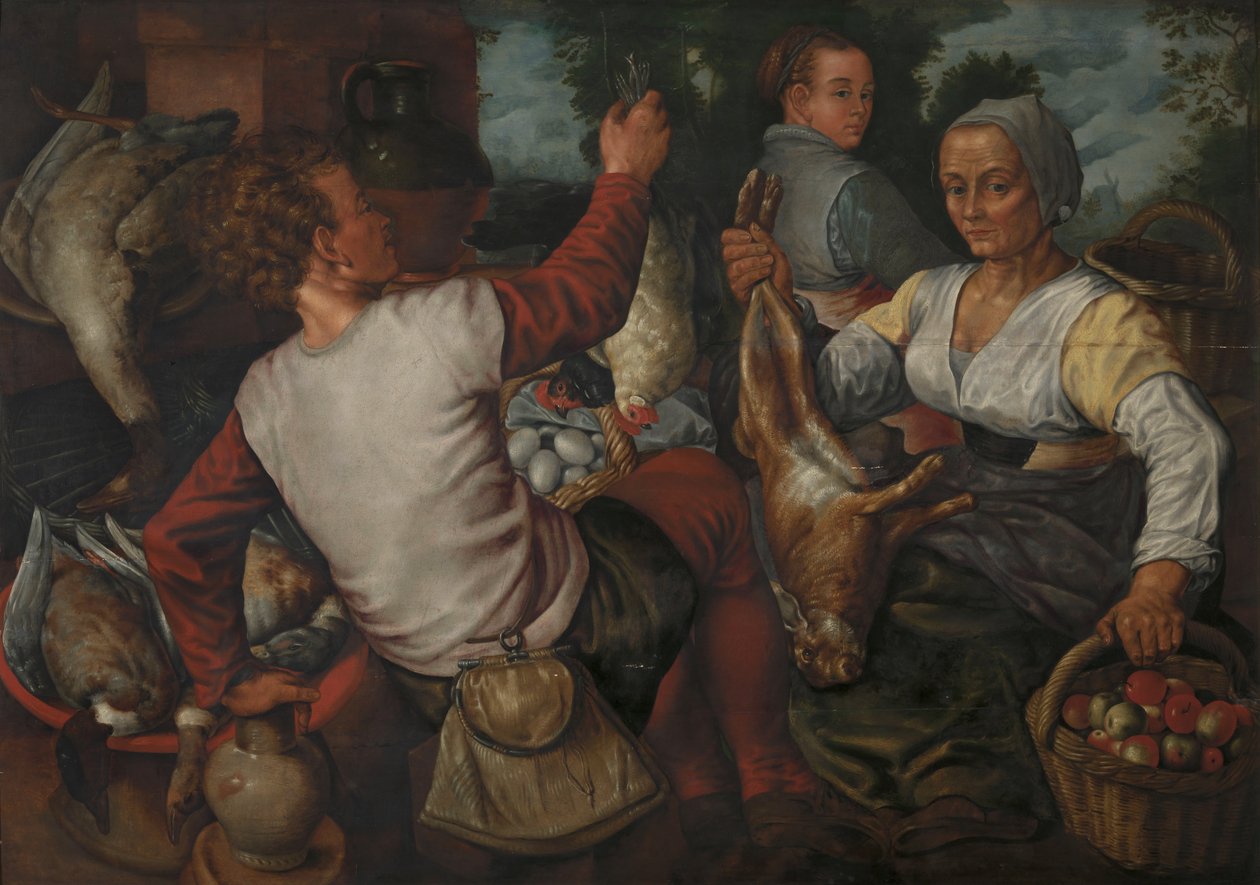 De standhouders door Pieter Aertsen
