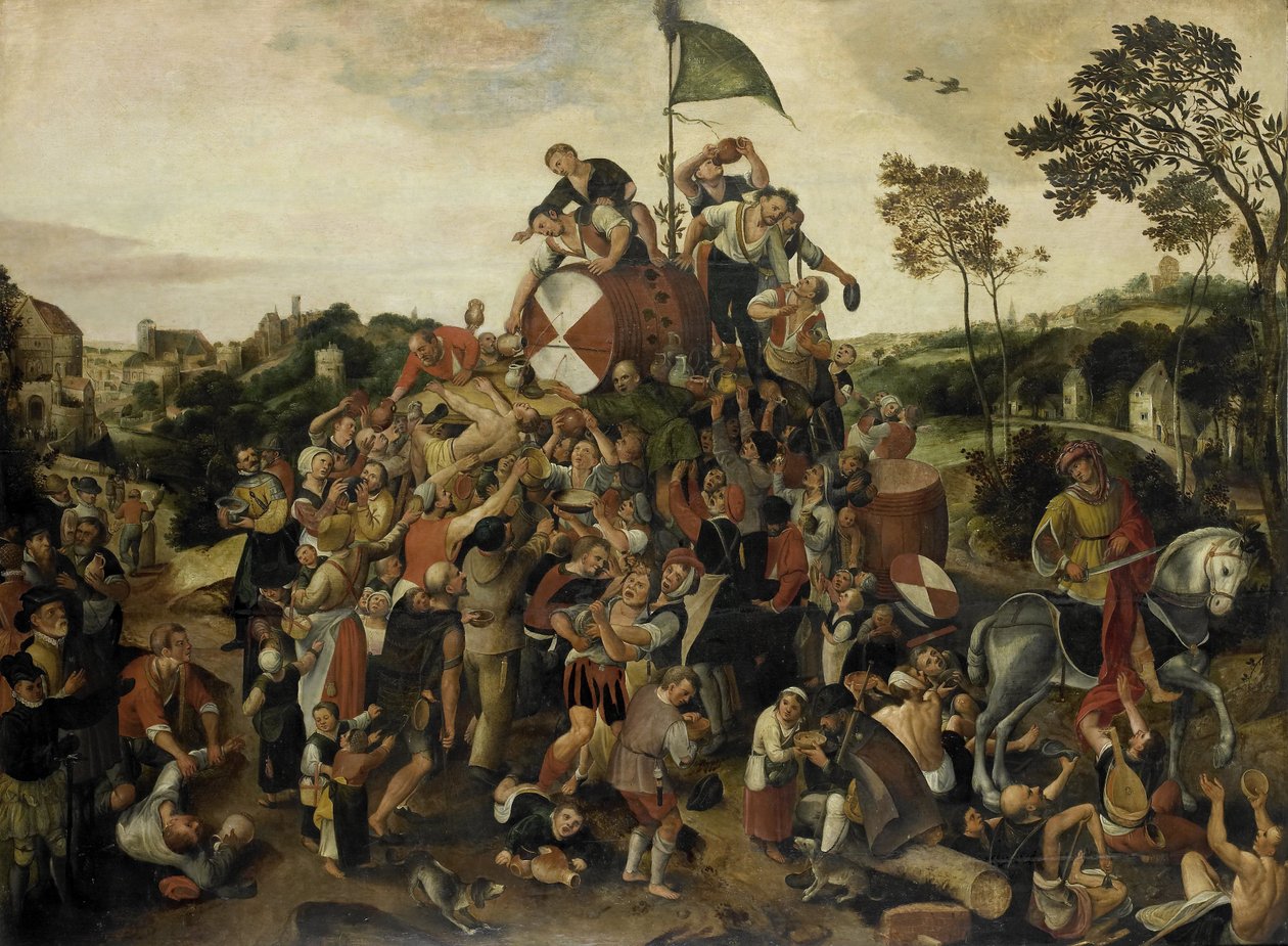 De Sint-Maartenskermis, c.1540-98 door Pieter Balten