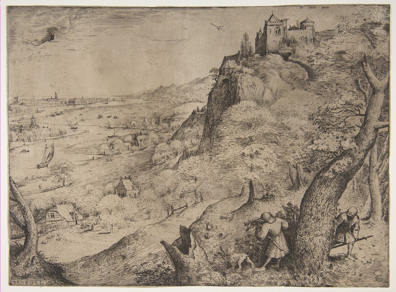 De konijnenjacht door Pieter Bruegel the Elder