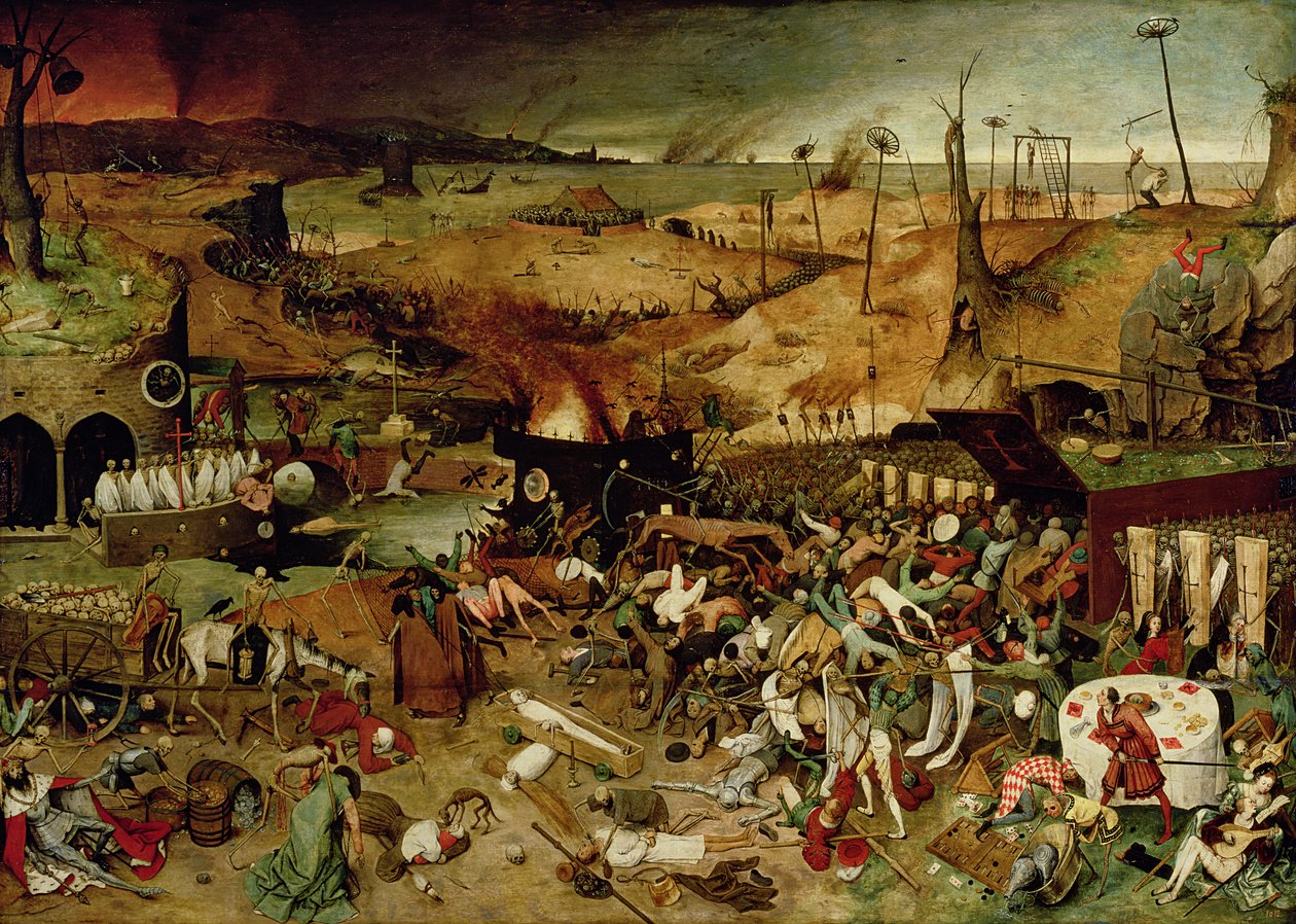 De Triomf van de Dood door Pieter Bruegel the Elder