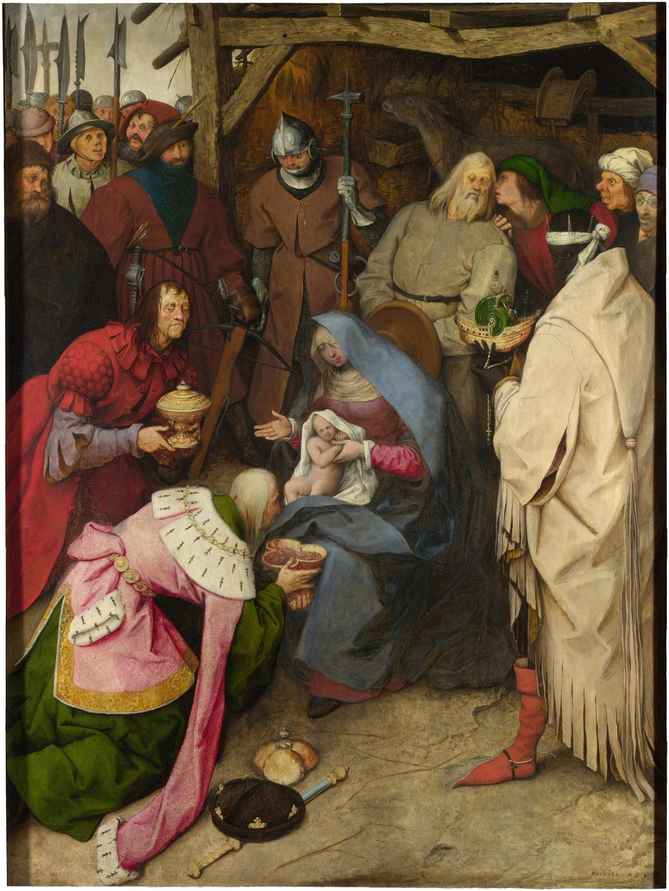 De aanbidding van de koningen door Pieter Brueghel the Elder