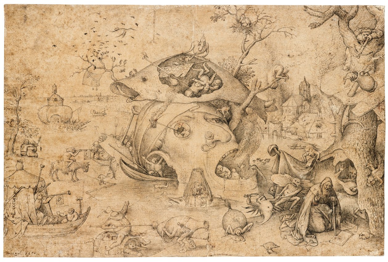 De verzoeking van Sint Antonius door Pieter Brueghel the Elder