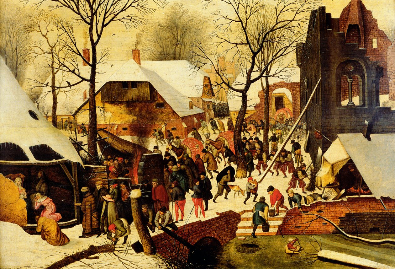 Aanbidding van de Wijzen door Pieter Brueghel the Younger
