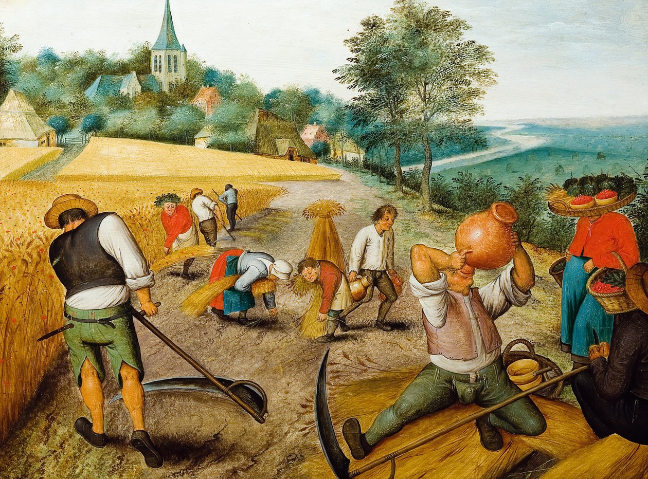 De vier seizoenen: Zomer door Pieter Brueghel the Younger