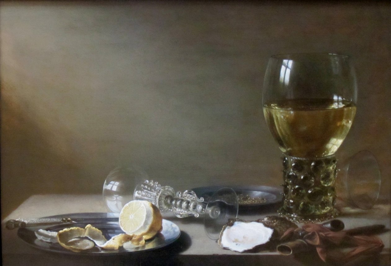 Een banketstuk door Pieter Claesz