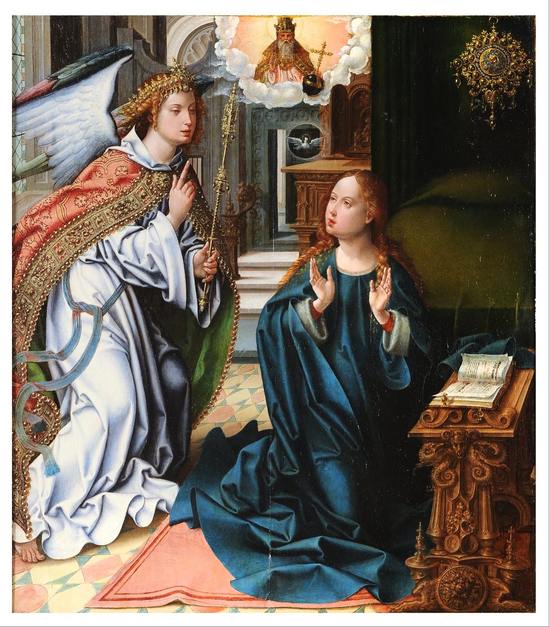 Annunciatie door Pieter Coecke van Aelst
