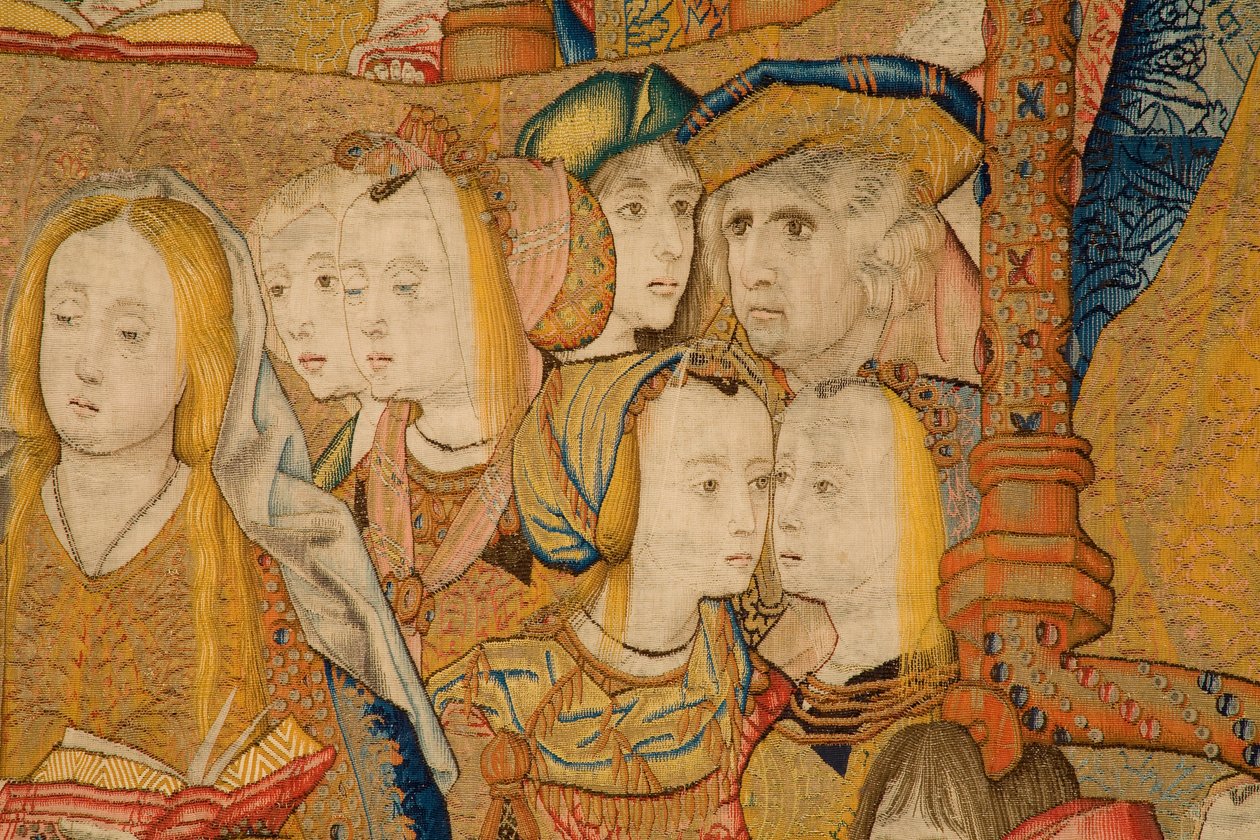 Annunciatie (detail) door Pieter Coecke van Aelst