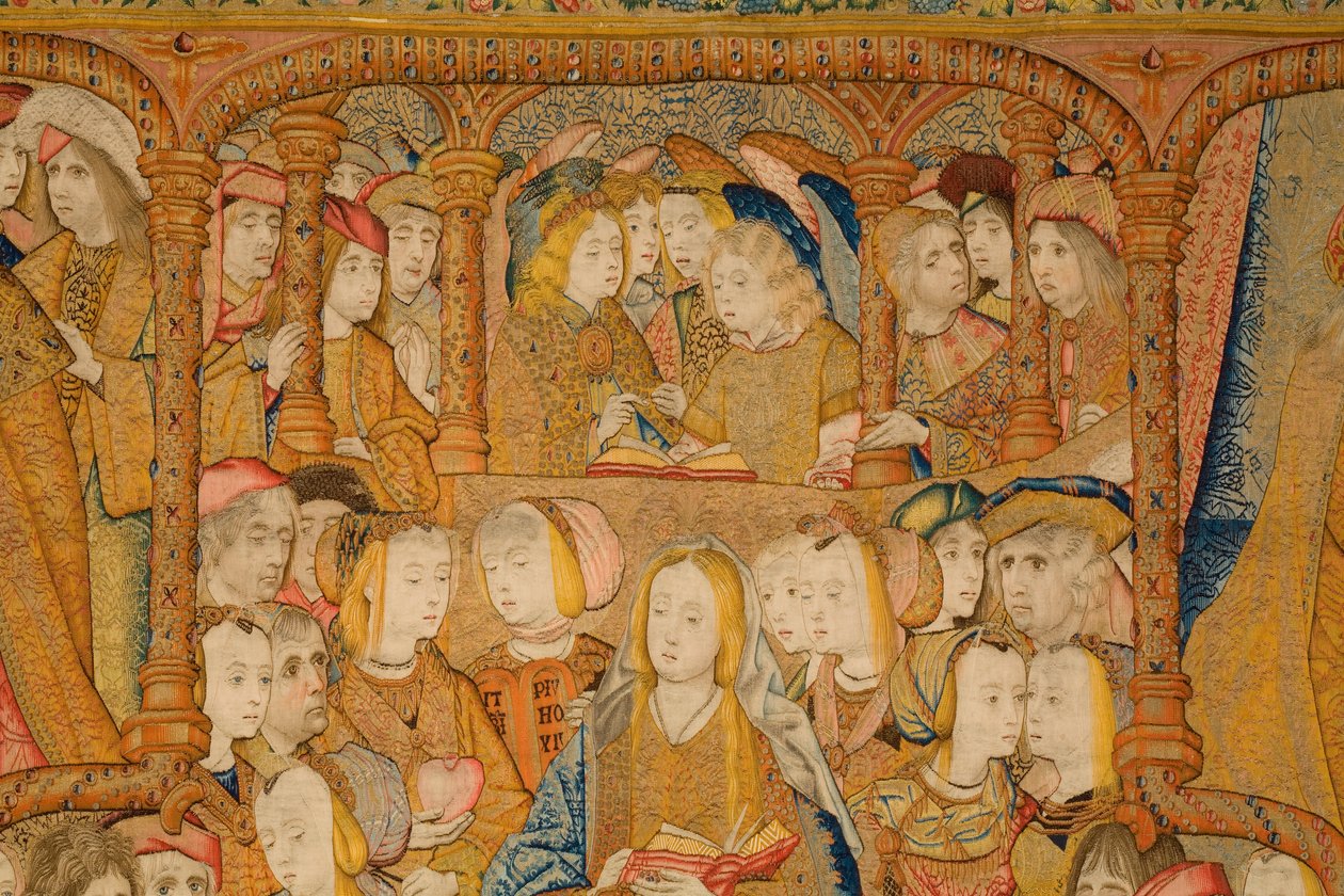 Annunciatie (detail) door Pieter Coecke van Aelst