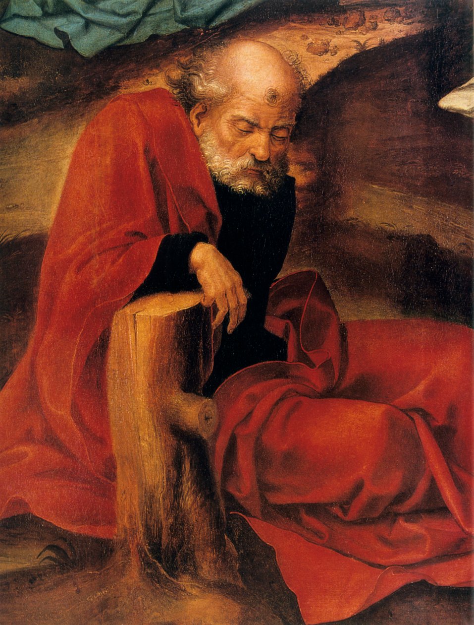 De Agonie in de Tuin (detail), 1527-1530 door Pieter Coecke van Aelst