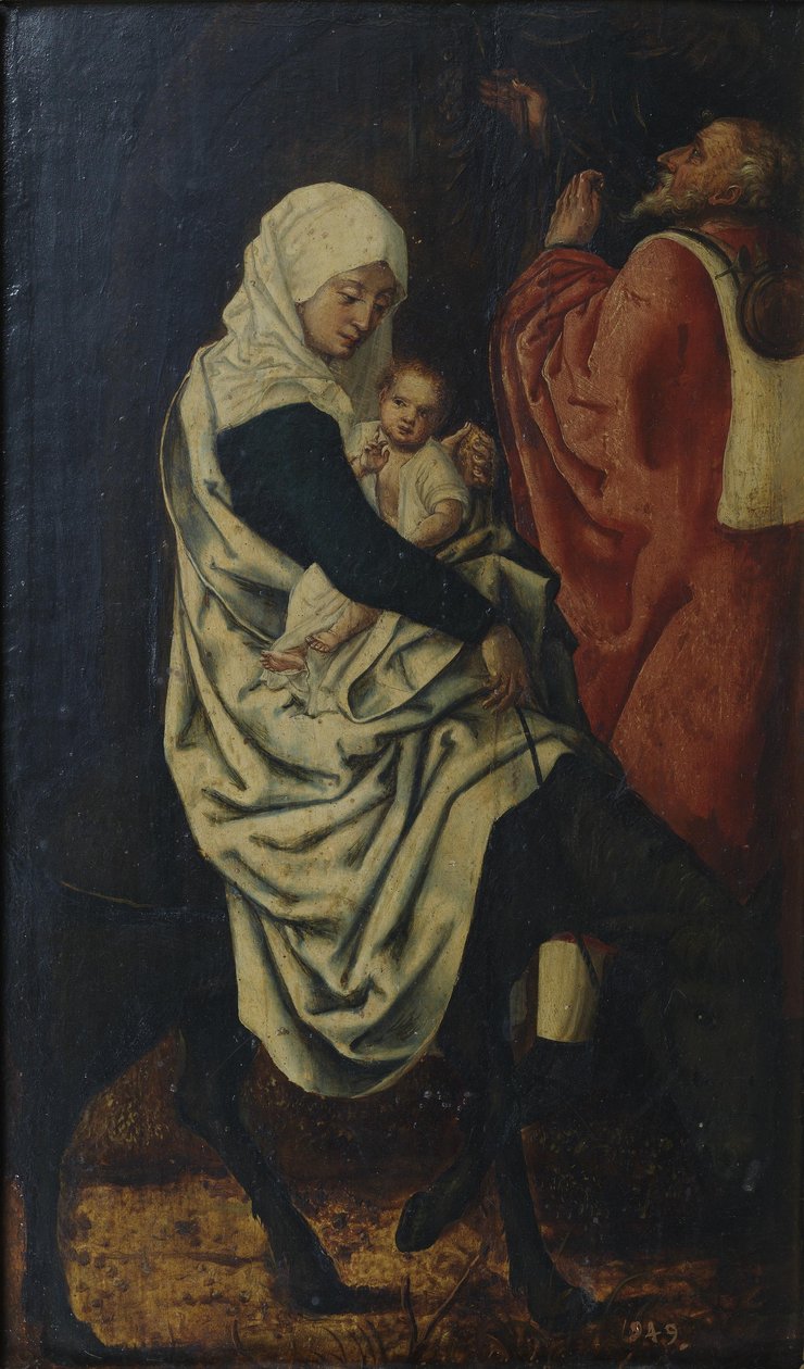 De vlucht naar Egypte door Pieter Coecke van Aelst