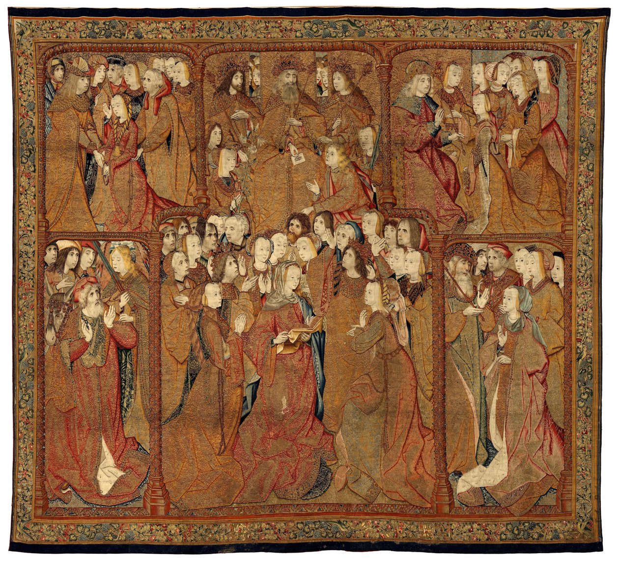 Triomfen van de Moeder Gods of Panos de Oro door Pieter Coecke van Aelst