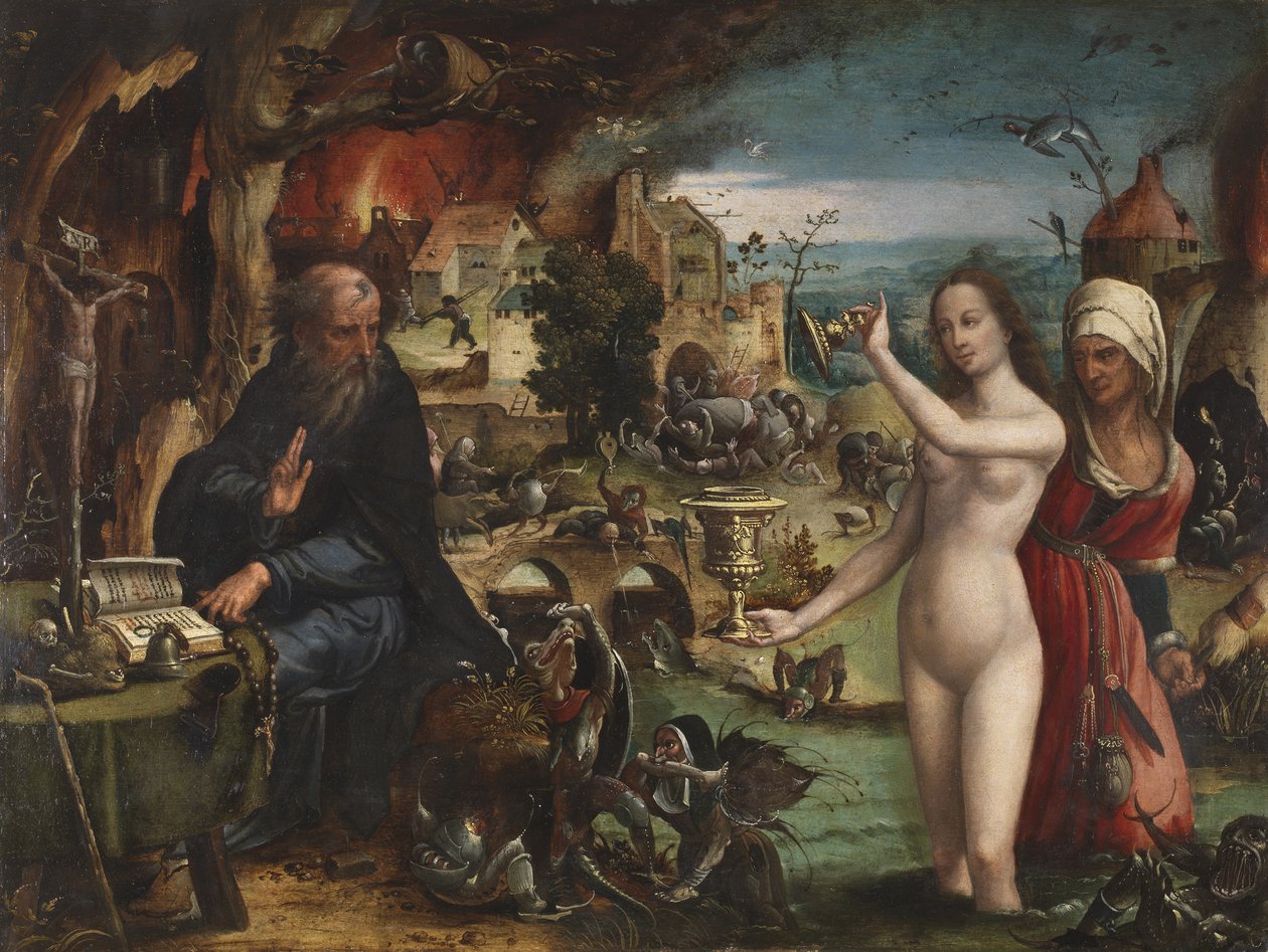 De verzoeking van Sint Antonius door Pieter Coecke van Aelst