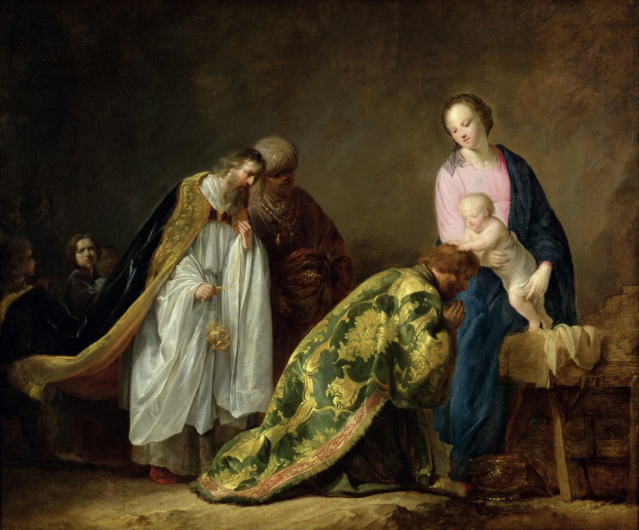 De Aanbidding der Wijzen, 1638 door Pieter Fransz de Grebber