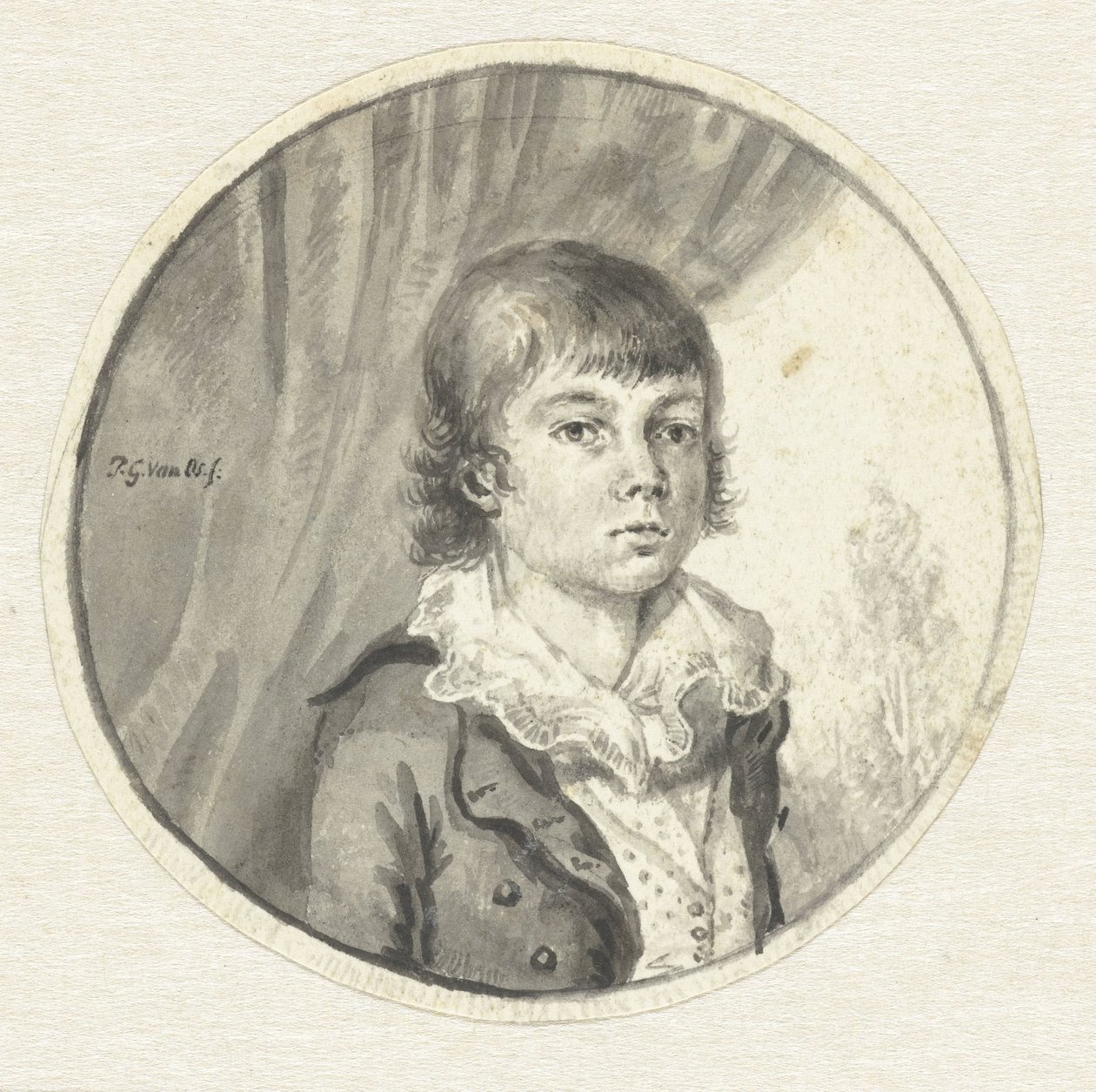 Jongensportretje door Pieter Gerardus van Os