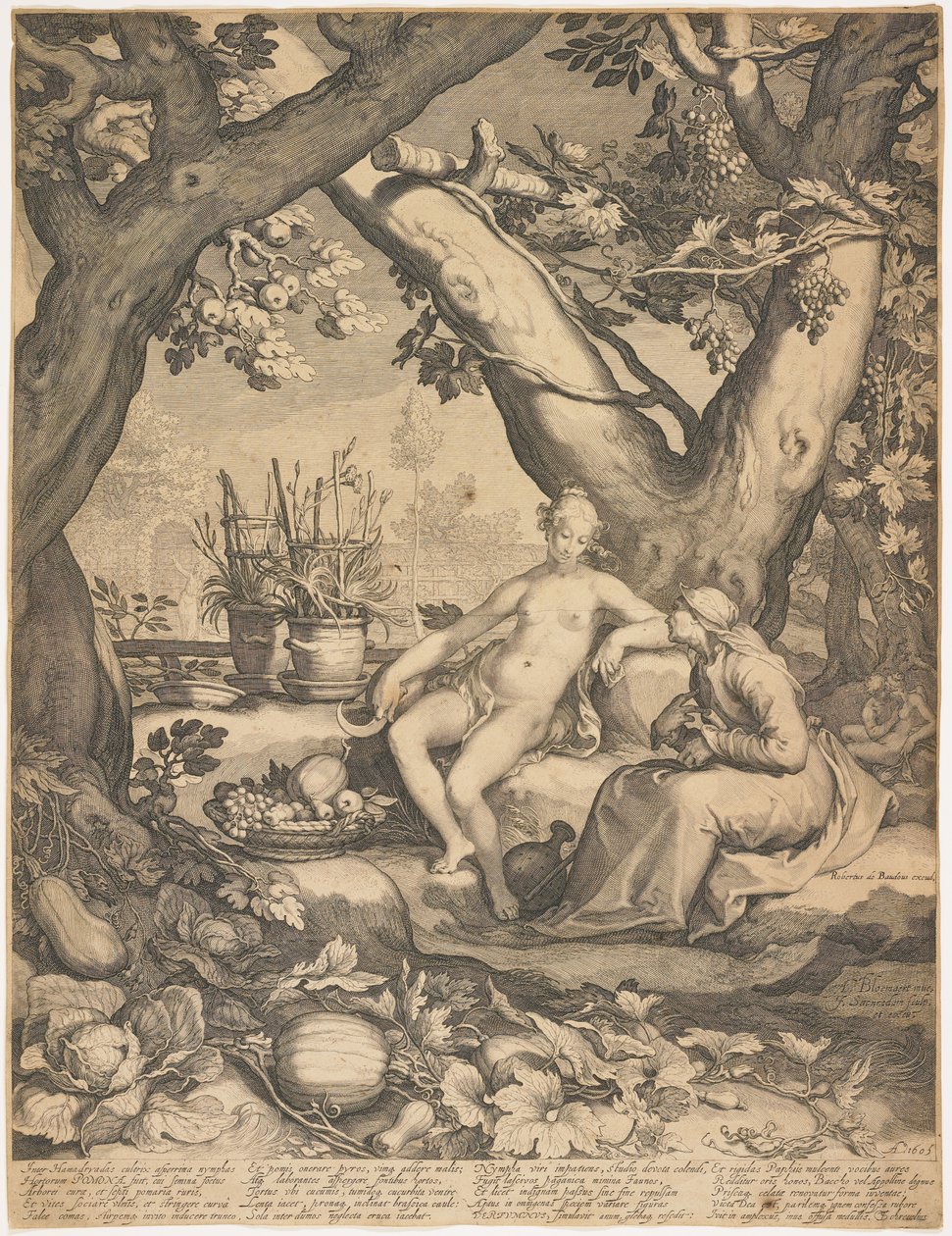 Vertumnus en Pomona door Pieter Jansz Saenredam