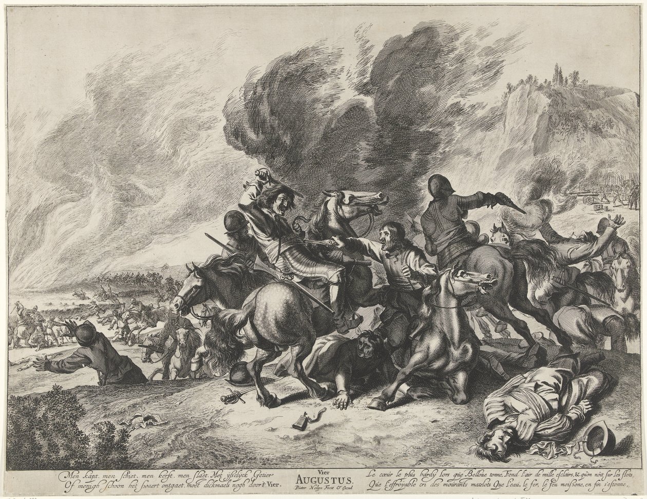 Veldslag: de maand augustus en het element vuur door Pieter Nolpe