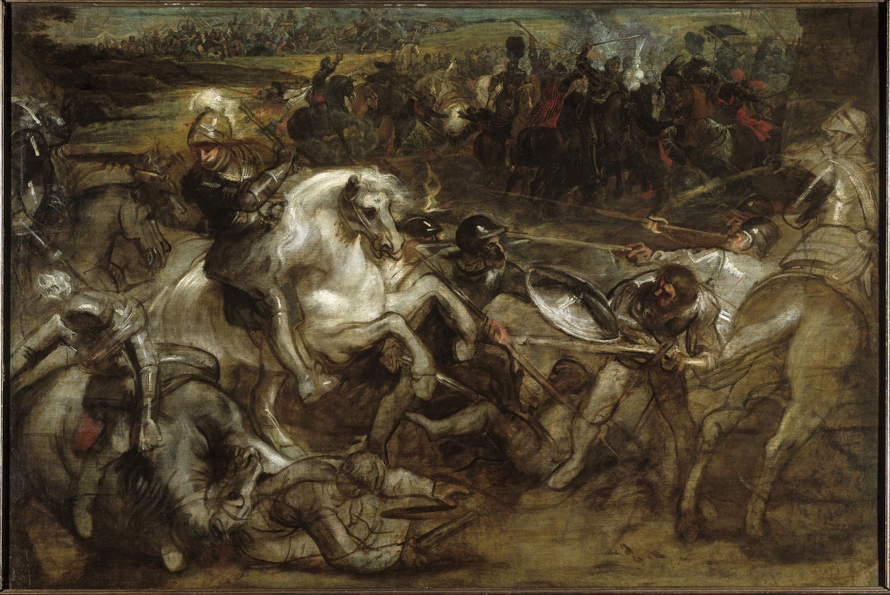 Hendrik IV bij de Slag van Ivry, 1628-1630 door Pieter Paul Rubens