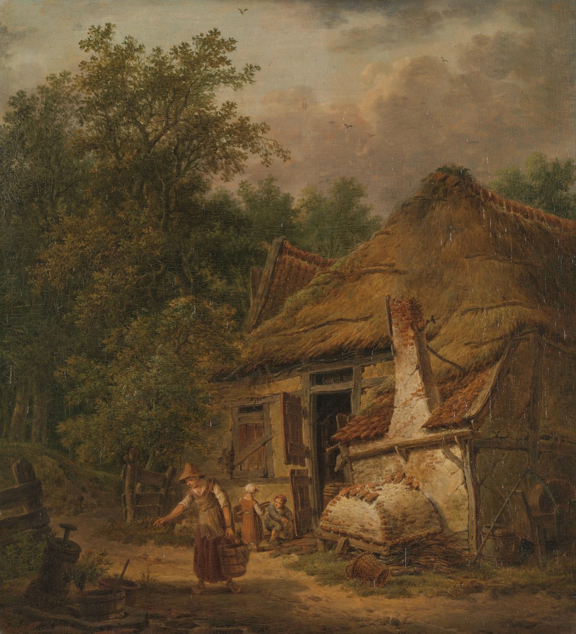 Boerderij in de buurt van Helvoirt door Pieter Pietersz Barbiers