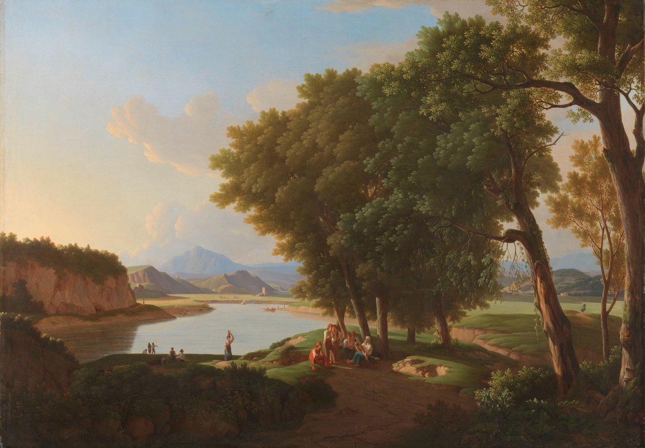 De Aqua Cetosa bij Rome door Pieter Rudolph Kleijn