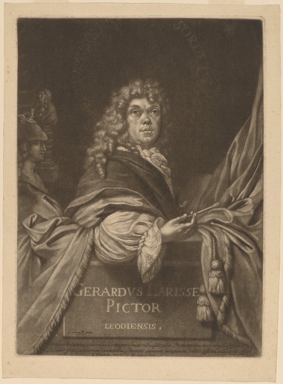 Gerard de Lairesse door Pieter Schenck I after Gerard de Lairesse