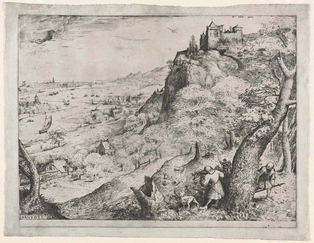De konijnenjacht door Pieter The Elder Brueghel