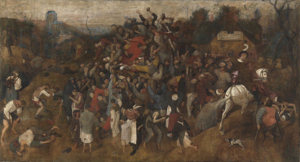 De wijn van Sint-Maartensdag, 1566-67 door Pieter Bruegel the Elder