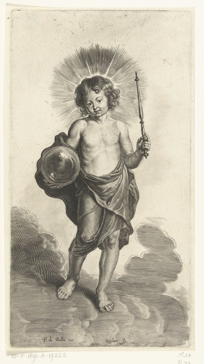 Christuskind met globe en scepter door Pieter de Bailliu (I) (possibly)