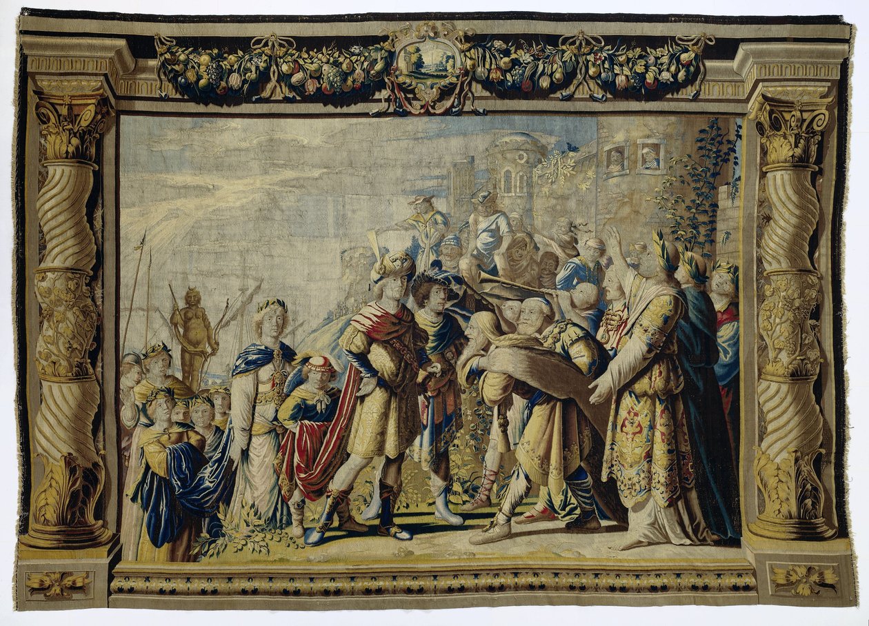 De thuiskomst van Orestes en Iphigenia in Aulis door Pieter de Cracht