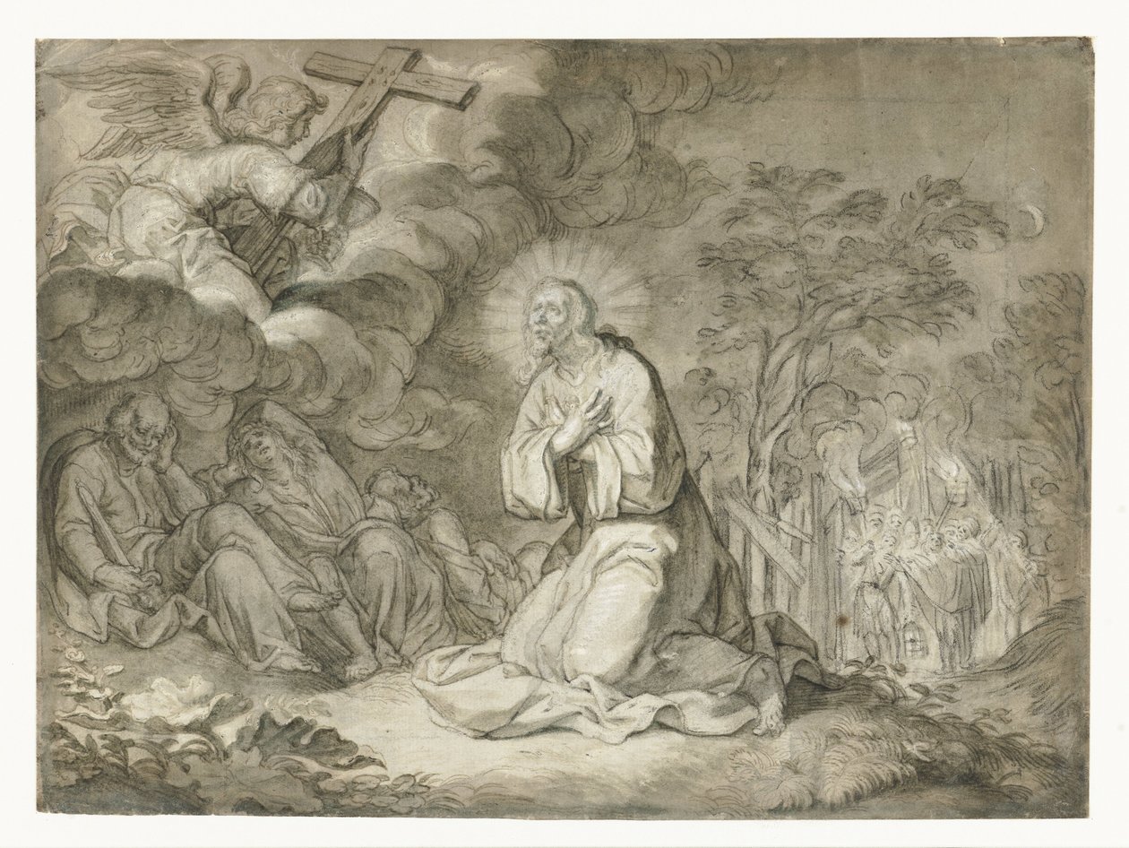 Christus in de Hof van Olijven door Pieter de Jode (I)