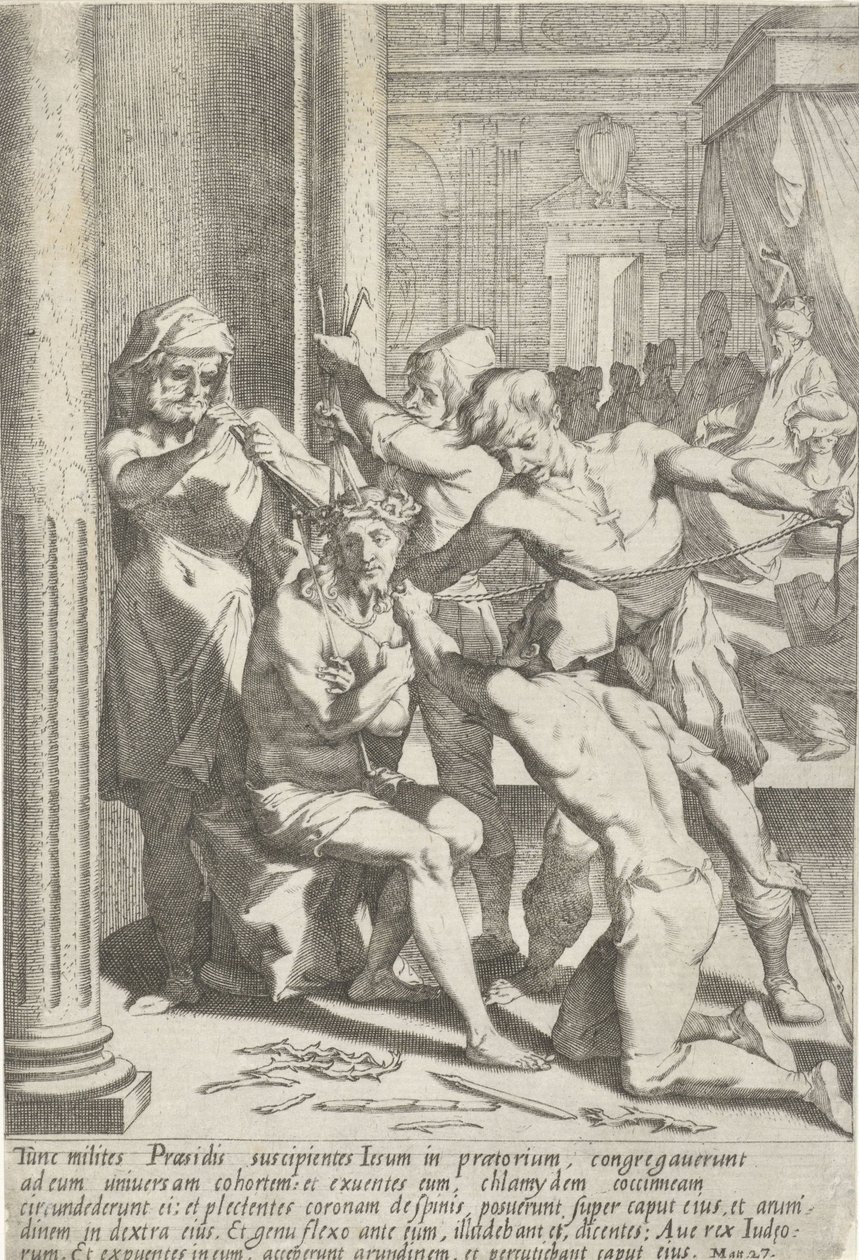 Doornenkroning van Christus door Pieter de Jode (I)