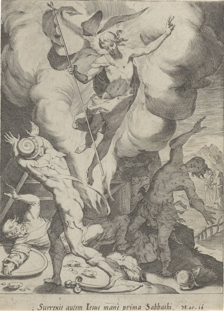 Opstanding van Christus door Pieter de Jode (I)
