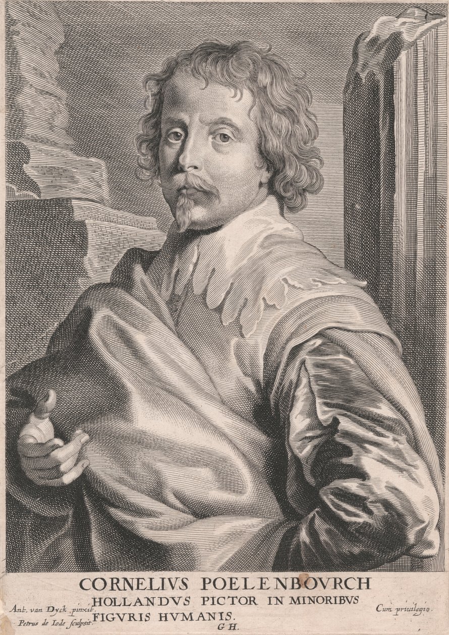 Cornelius Poelenbourch, Hollandse schilder van kleine menselijke figuren door Pieter de Jode