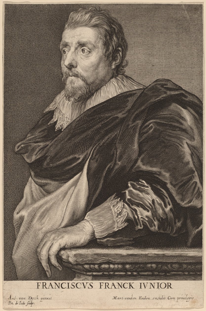 Frans Francken II door Pieter de Jode II after Sir Anthony van Dyck