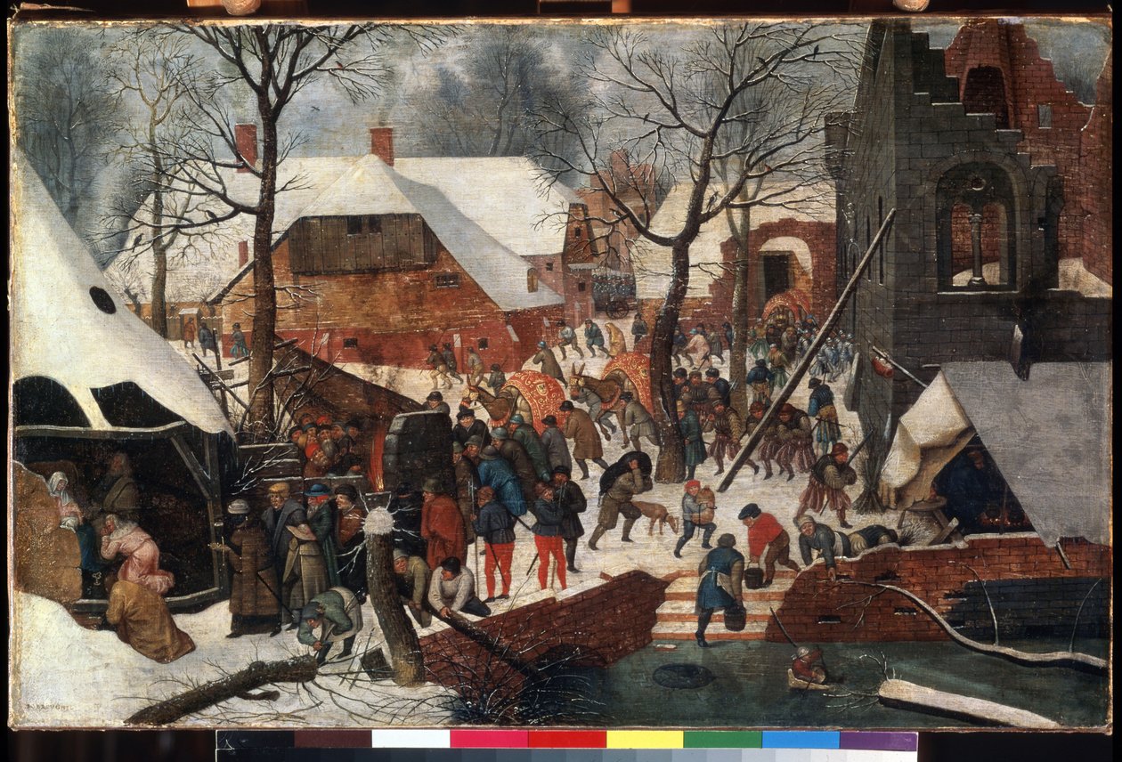 De Aanbidding der Wijzen door Pieter the Younger Brueghel