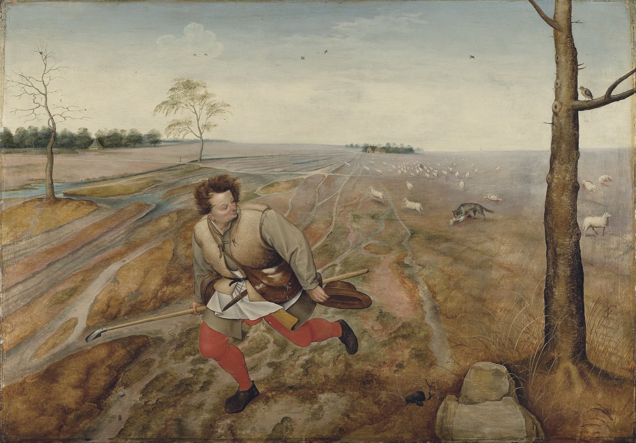 De slechte herder door Pieter Brueghel the Younger