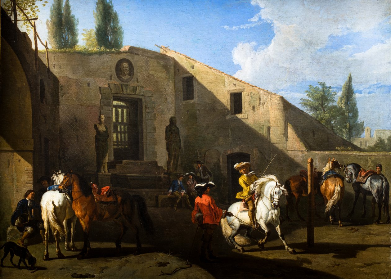 De Manège door Pieter van Bloemen