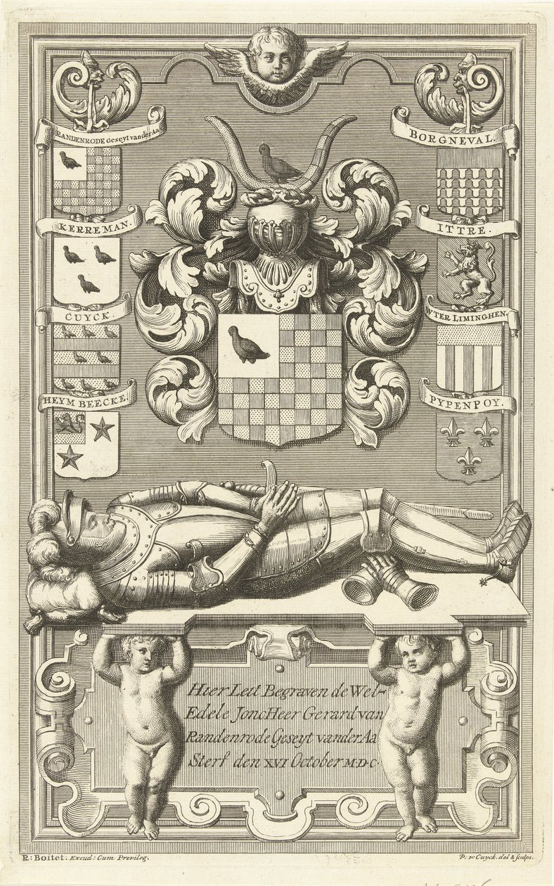 Graftombe van Gerard van Randenrode van der Aa door Pieter van Cuyck (I)