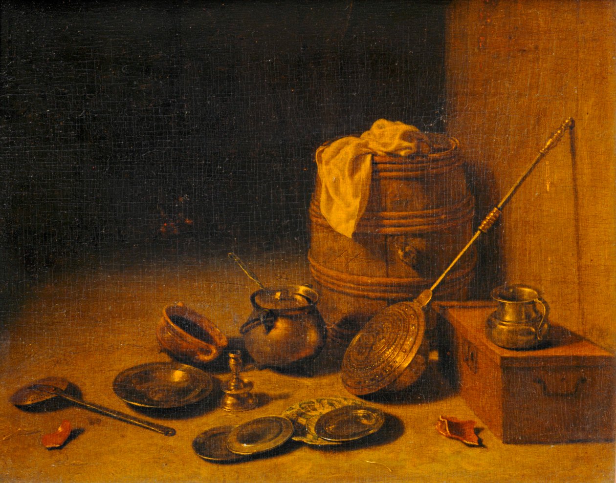Keukengerei - Keukengerei ... door Pieter van den (c.1613 c.73) Bosch