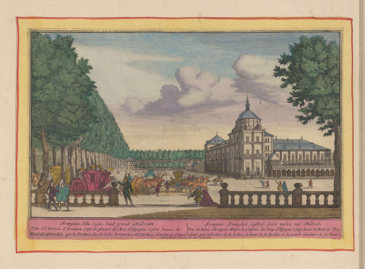 Koninklijk Paleis van Aranjuez door Pieter van den Berge