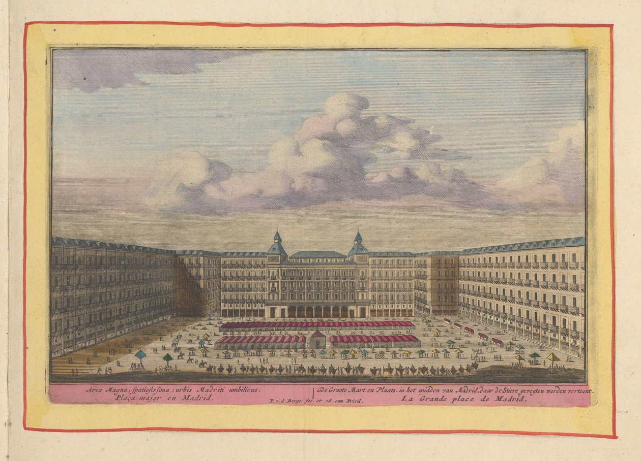 Plaza Mayor te Madrid door Pieter van den Berge